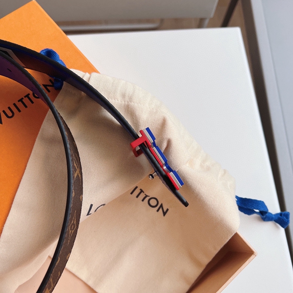 ルイヴィトンベルト角部分ディテール